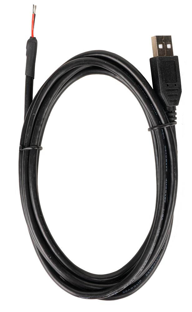055-180731 - USB 2.0-Kabel, Typ A-Stecker an offenes Ende, 2 m